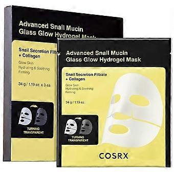 COSRX Advanced Snail Mucin Glass Glow Hydrogel Face Mask 3 x 34g