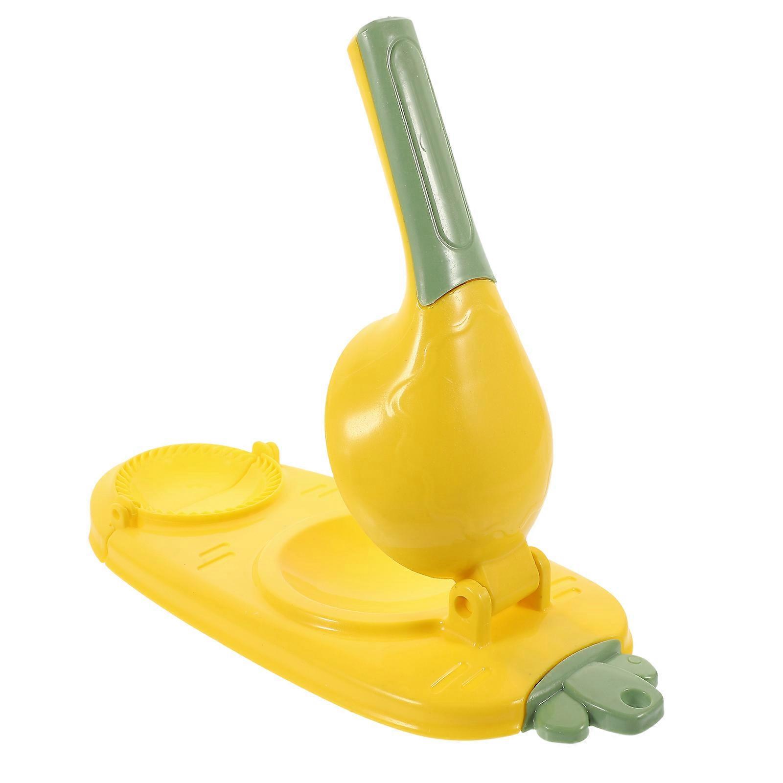 Dumpling Maker Dumpling Wrappers Press for Kitchen Use Yellow