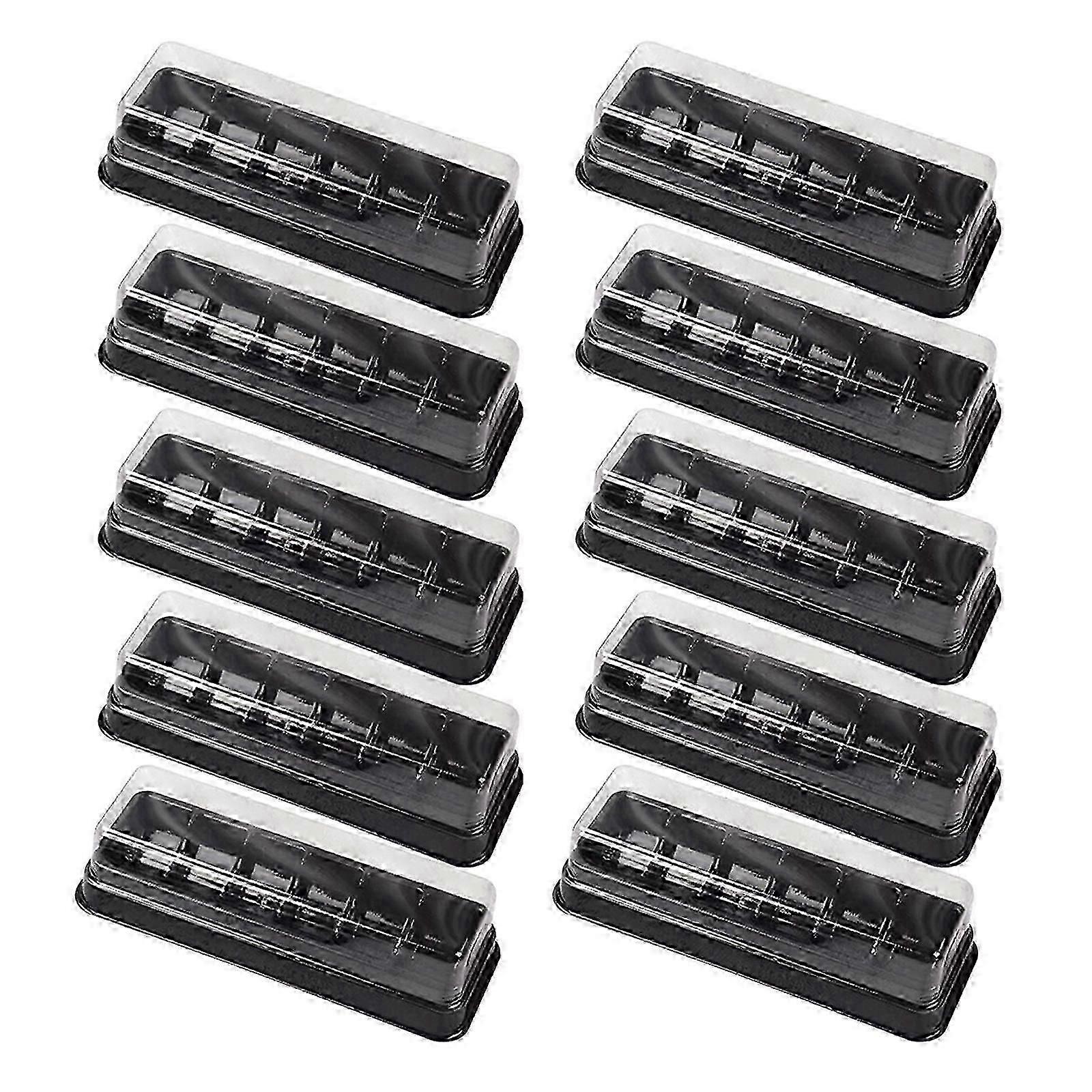 10Pcs Multi-function Bakery Pastry Boxes Compact Macaron Packing Cases