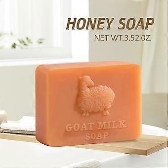 Goat Milk Handmade Soap Bar, Deep Cleansing Moisturizing Body Wash Scented Soap for Soft Skin, 100g