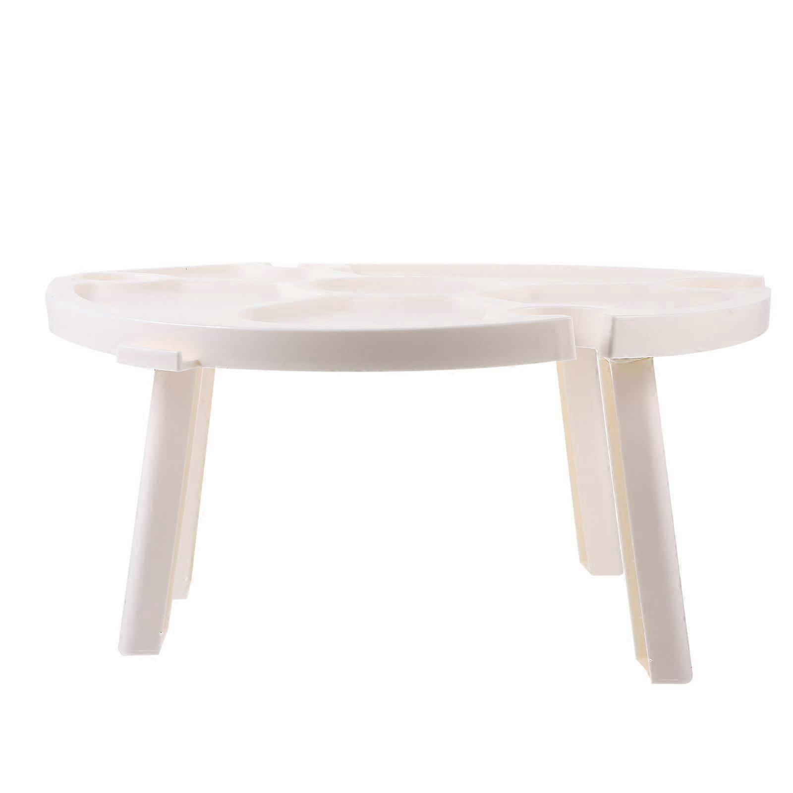 Portable Picnic Table Foldable for Outdoor Wine Serving Small Plastic Table
