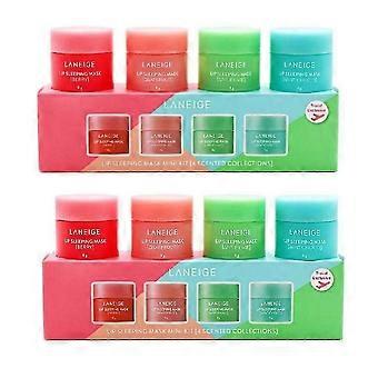 4/8/12 pièces Nouveau masque de nuit pour les lèvres Laneige, baume réparateur et hydratant S05