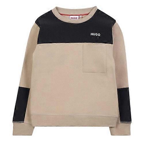 Hugo Childrens/Kids Patch Crew Neck Sweatshirt