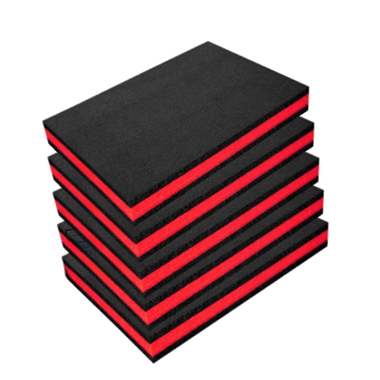 5 Pieces Tool Box Foam Tool Shadow Insert Non Slip Polyurethane Pads Packing