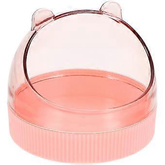 Hamster Food Bowl Acrylic Hanging Bowls for Storage 3Pcs Pink Set