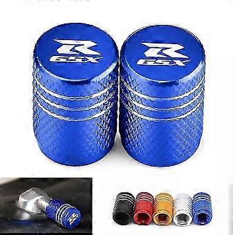 Tampas de válvula de pneu de alumínio para motocicleta, compatíveis com Suzuki GSX-R 600, 750, 1000, GSX-R600, GSX-R750 e GSX-R1000.