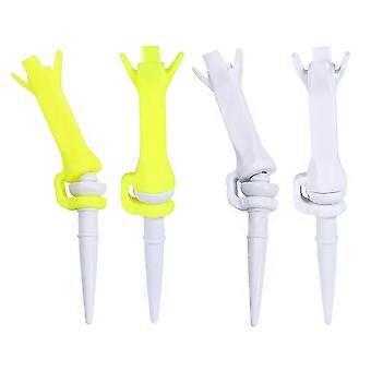 Plastic Golf Tees for Indoor Practice, Training Aid, 4 Pack (7.5x1.5x1.5cm)