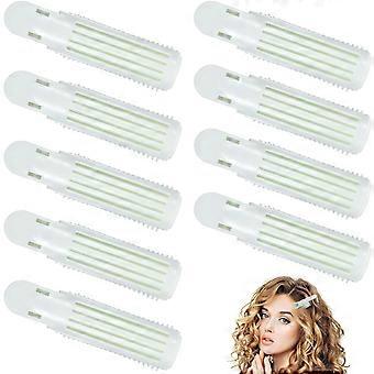 10pcs Volumizing Hair Root Clips Natural Fluffy Hair Clip for Inserts Hair Styling Tool Barrettes Curlers for Short Hair Hair Styling Tools Light Gree
