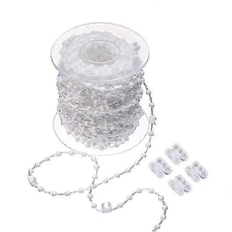 Persianas 10 Metros 100 Clipes Vertical Blind Bottom Chain Para 3,5 Polegadas / 89 Mm Slats