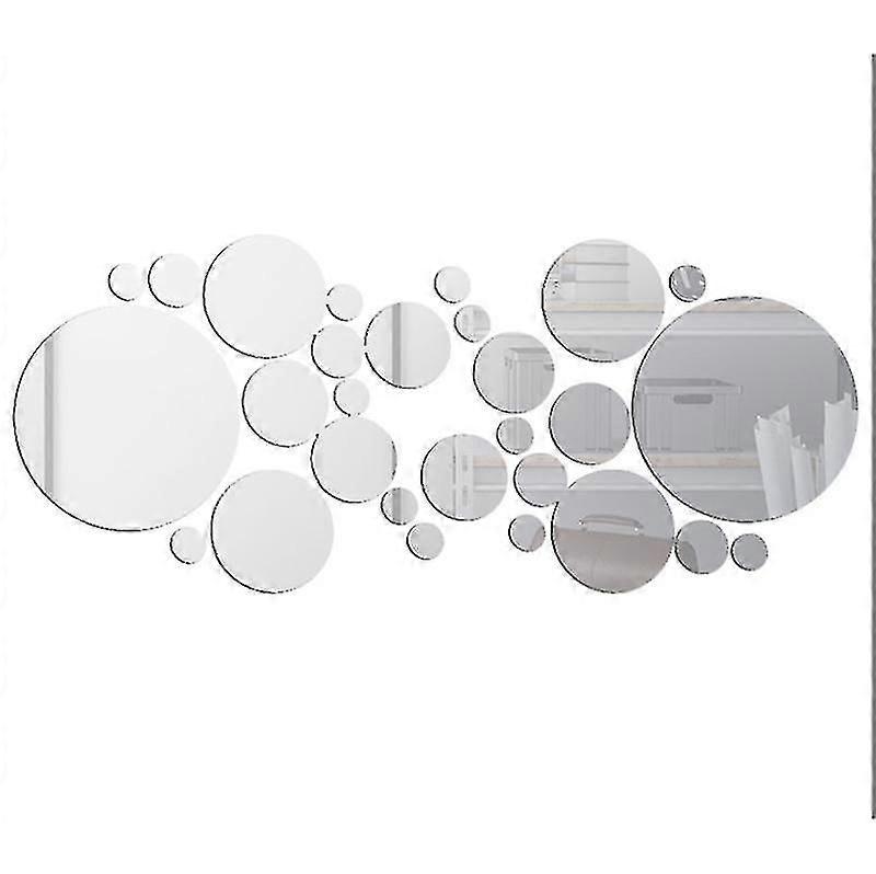 Mirror Wall Stickers Round Shape