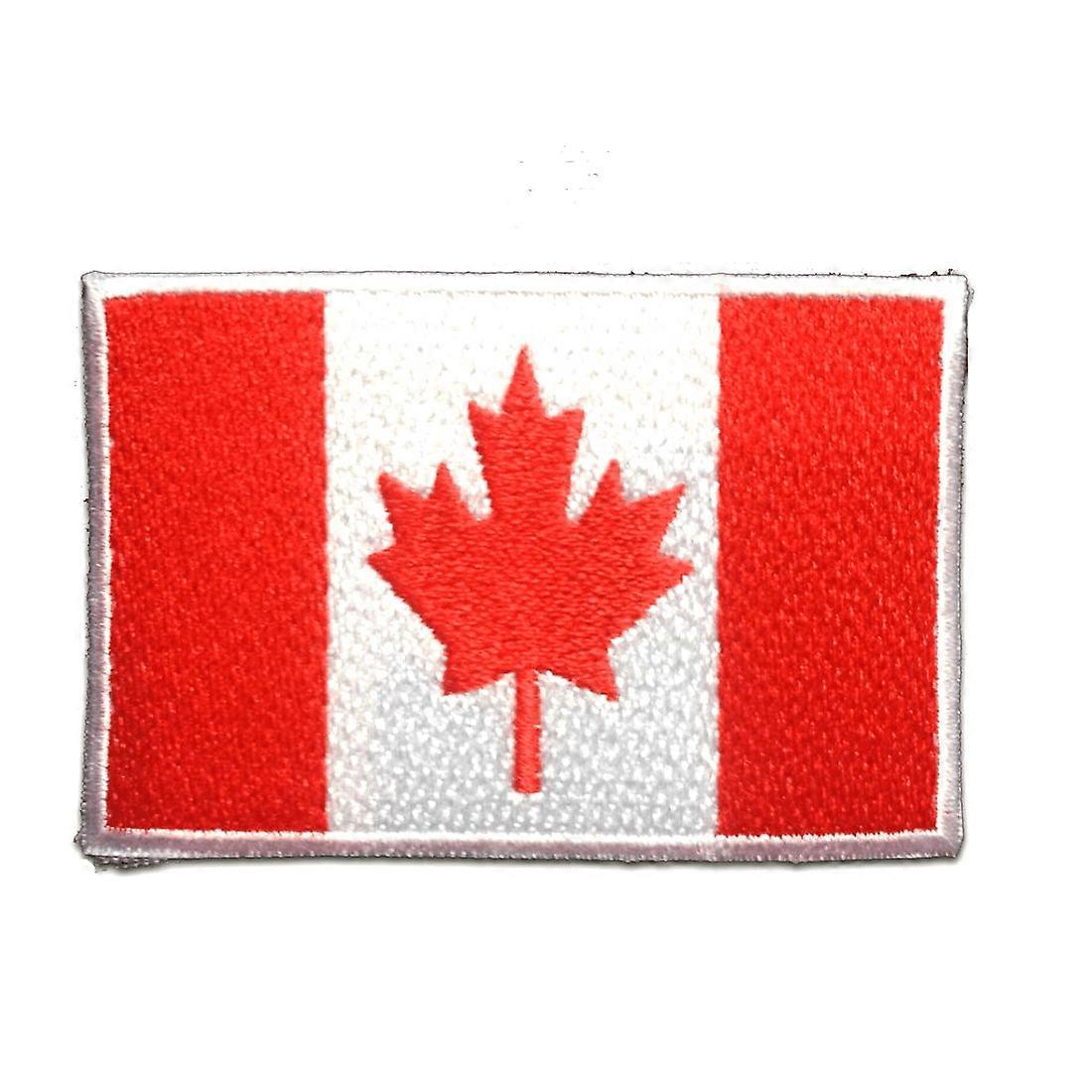 Patch / Iron-on patch - CANADA vlag vlag - rood - 7,4 x 4,9 cm - patch patch