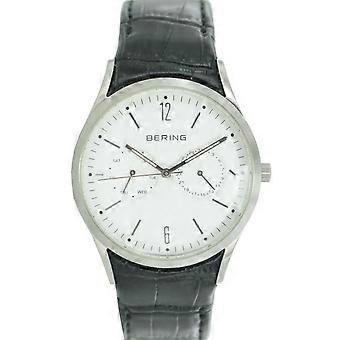Bering mens watch wristwatch slim classic - 11839-404 leather