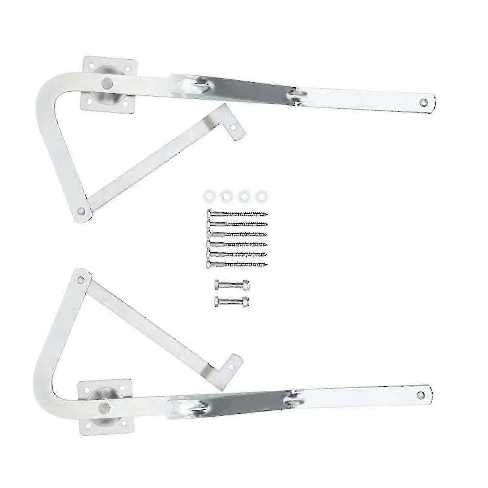 Left Right Hinge Set Compatible with Werner MK5 Attic Ladder W2208