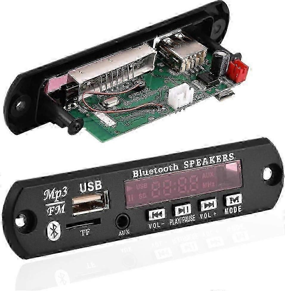 2026 Good!! 12v MP3 WMA Decoder Board Wireless Audio Module USB SD FM Hands-Free Call