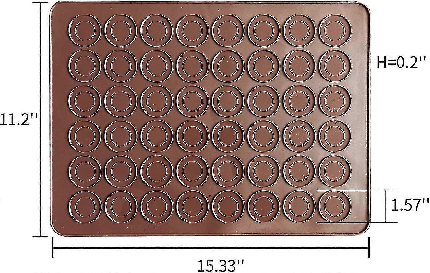 Silicone Macaroon Baking Mat 2pc