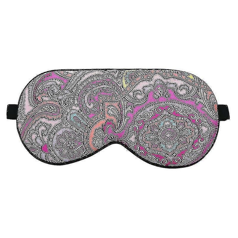 Sleep Mask Fashion Patterns Super Smooth Eye Mask for Sleeping Blindfold Block Out Light with Adjustable Strap Women Men