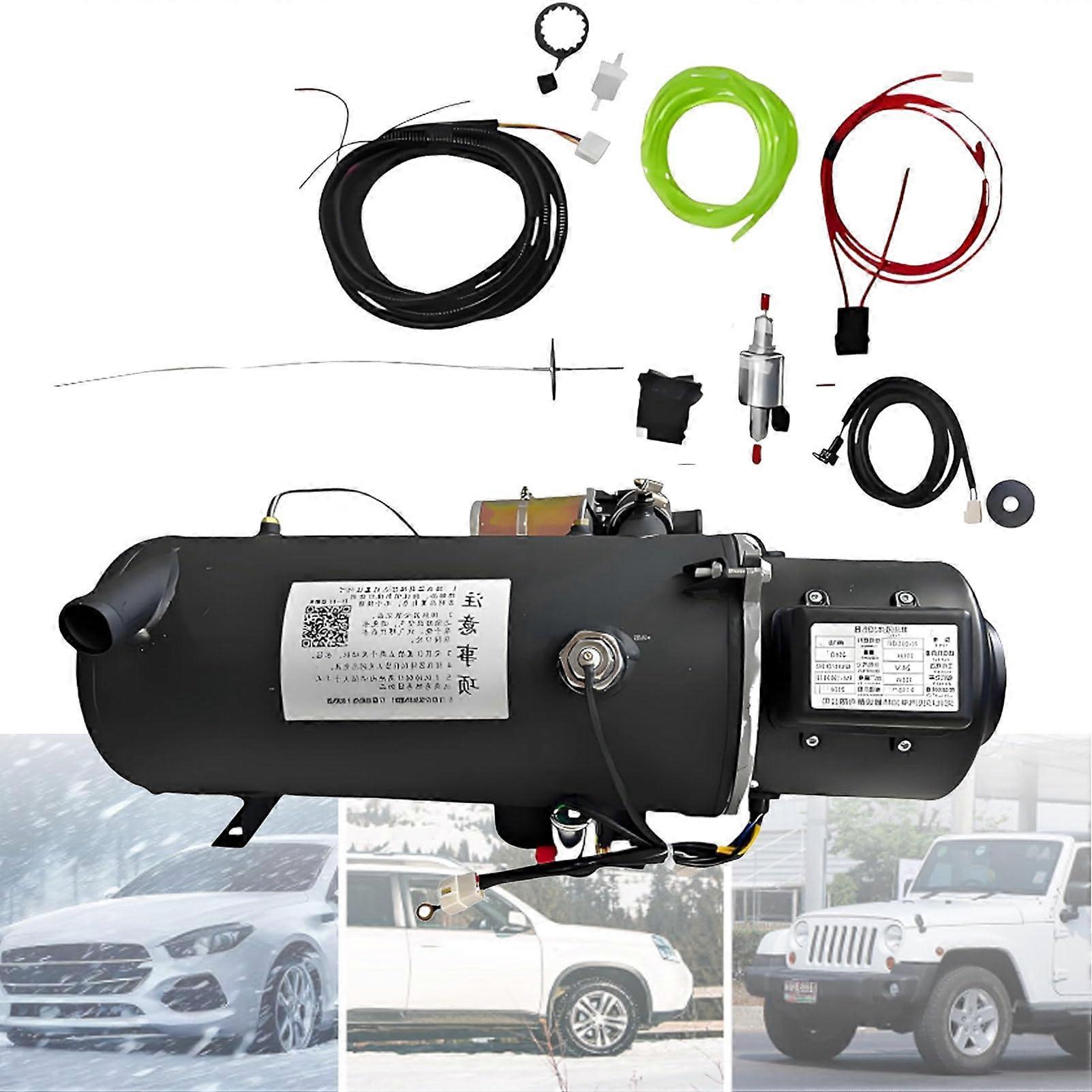 12V 10KW dieselvarmvattenberedare med snabb motorförvärmning och automatisk temperaturkontroll för bil, lastbil, husbil, båt, husvagn