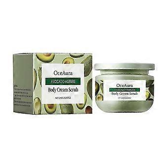 Avocado Body Scrub, with Glycerin Avocado Extract Niacinamide, Exfoliates Dead Skin, Moisturizes Softens Skin