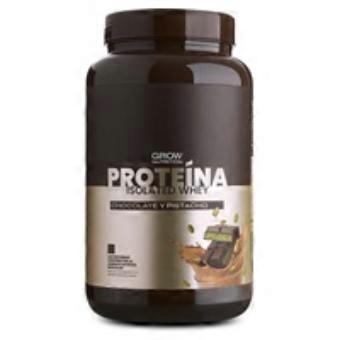 Chocolate and pistachio flavored protein 1000 g of powder