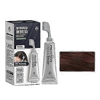 Zwarte Fruit Haarkleuring 80ml Plantaardige Crème voor het kleuren van grijs haar!t1
