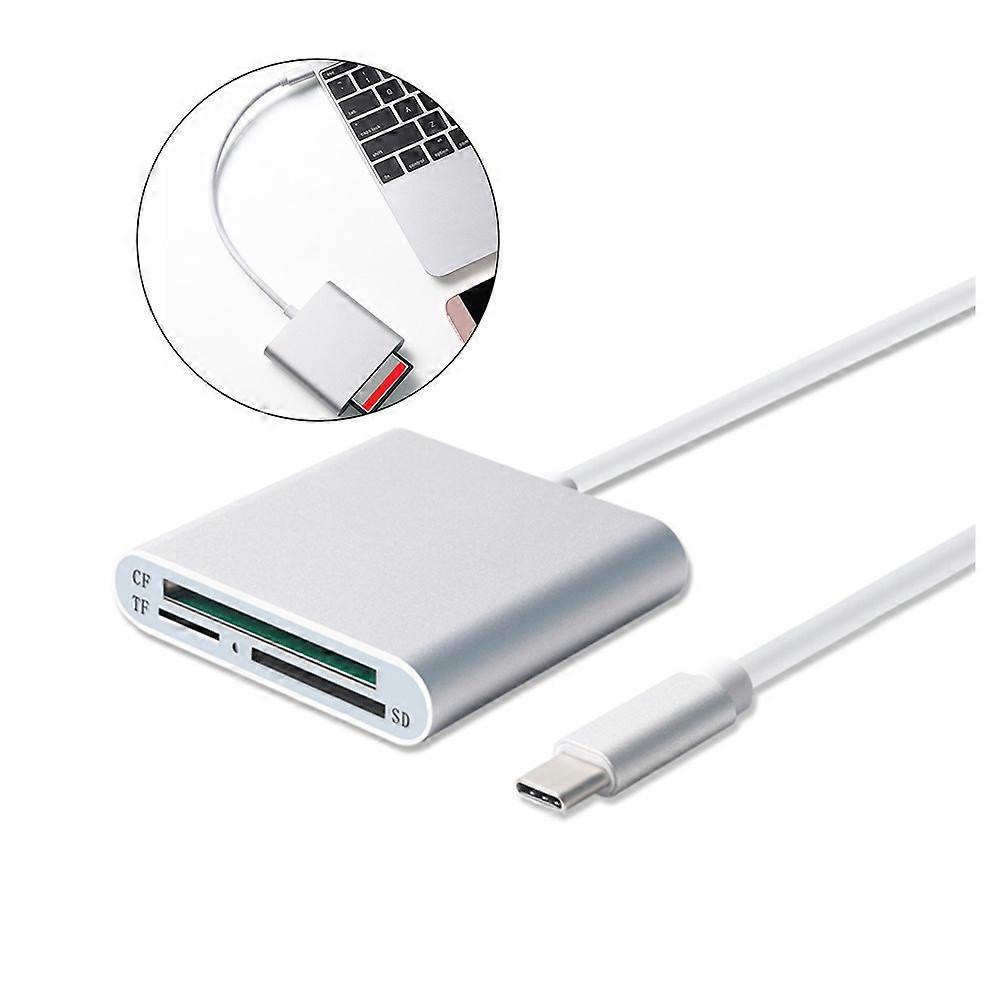 USB Card Reader USB-C Aluminum Type C Superspeed Micro Cf Reader