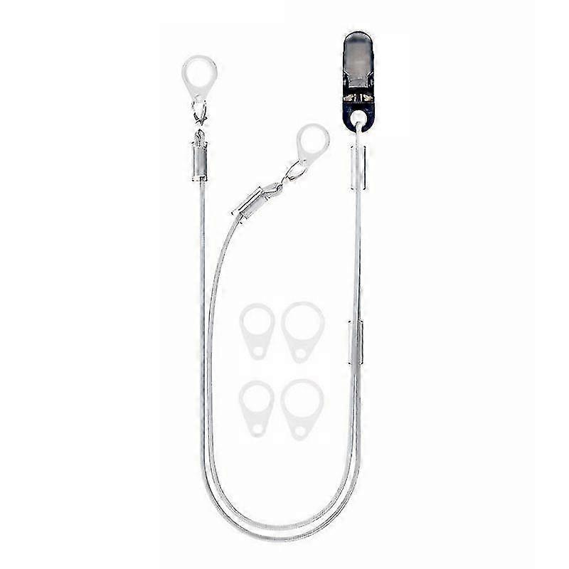 Dual-Secure Hearing Aid Retainer with Loops