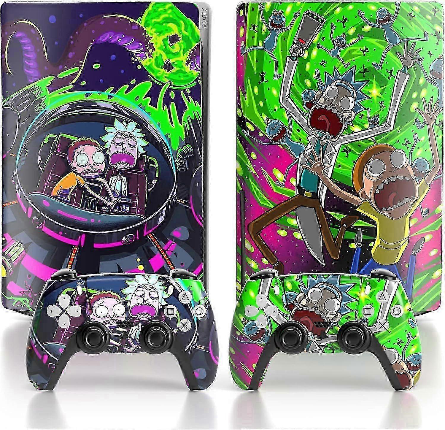 Durable Anime PS5 Disc Console Skin Set