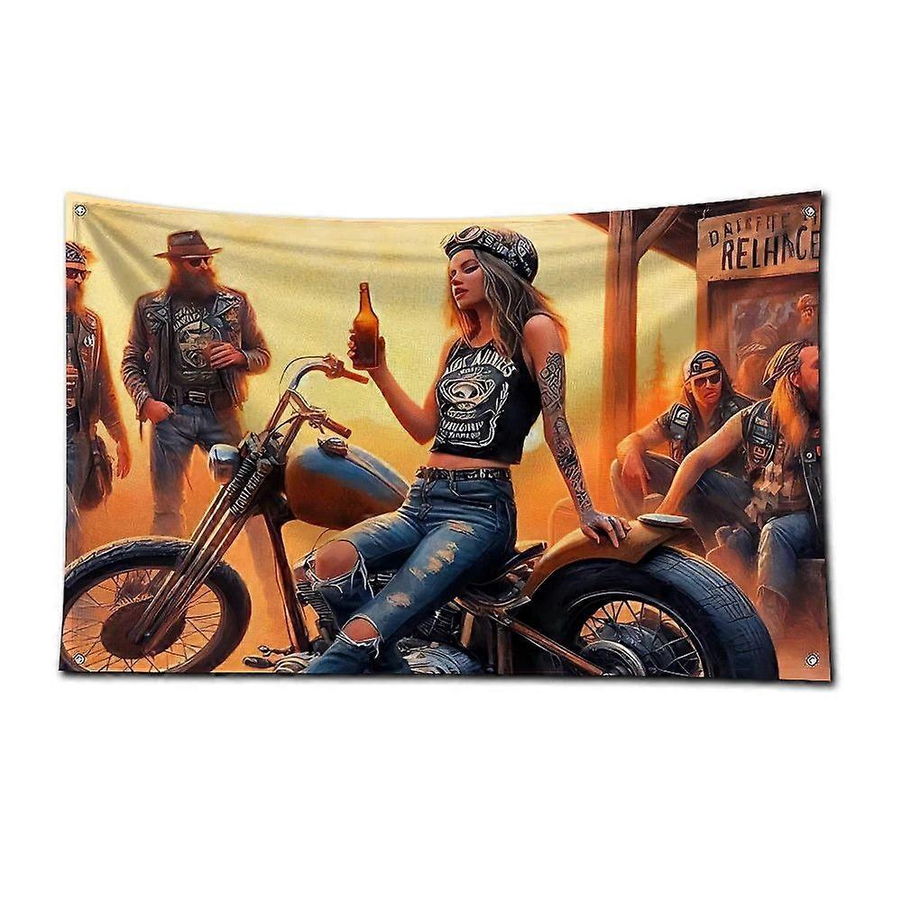 Chopper-Motorradflagge Zy1848