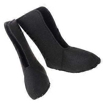 Black Oxford Cloth Boot Liners for Cold Weather Insulated Thermal Socks 1Pair