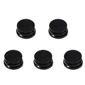 5 Pieces Surfing Leash Plug Surfboard Longboard Leash Cup Plug 25mm White [MI]