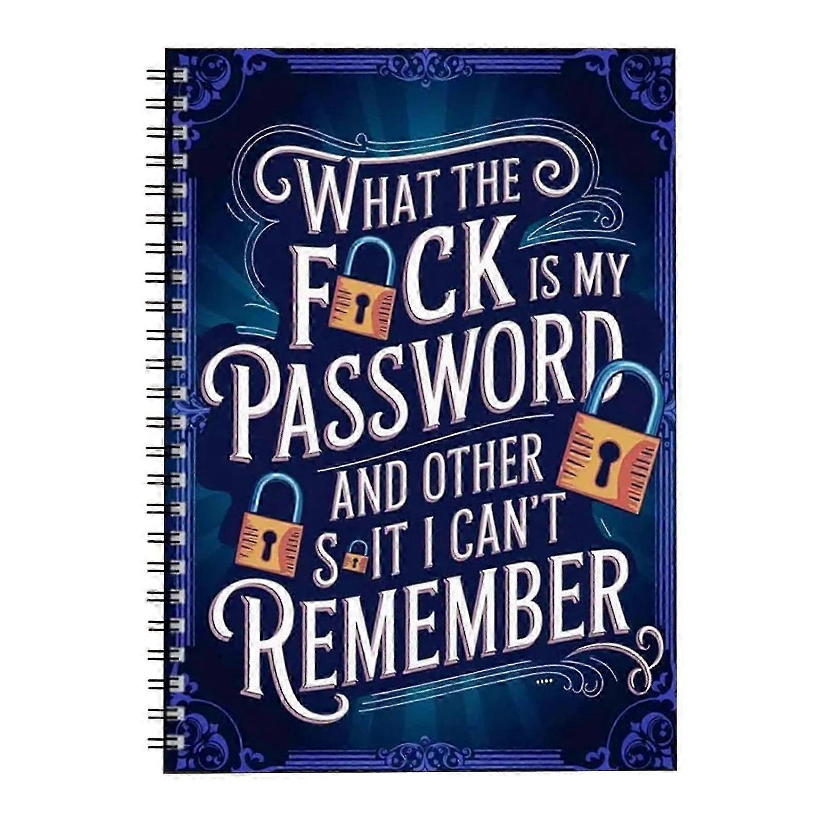 Premium Matte Password Logbook