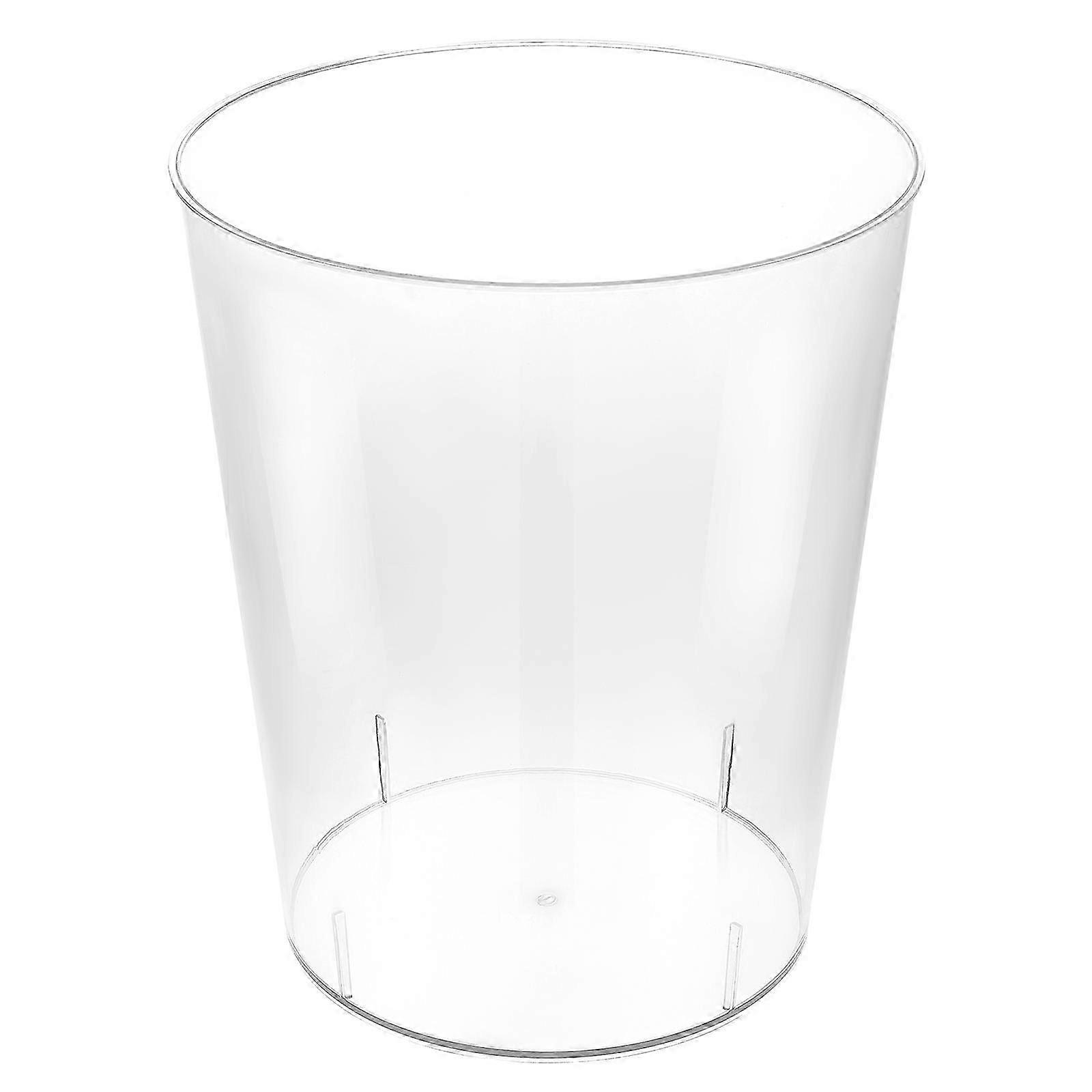 Practical Transparent Simple Trash Can Without Lid Household Trash Can