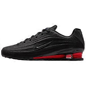 Chaussures décontractées basses Nike SHOX Z en tissu respirant pour femme, noir et rouge HQ7540-002