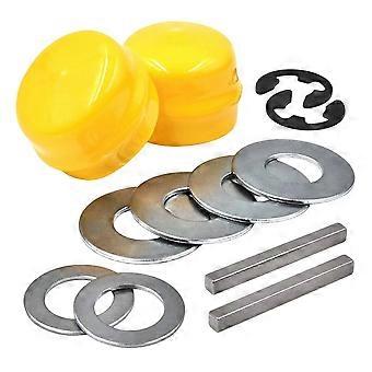 Rear Wheel Axle Key & Hardware Kit for John Deere L100 L105 L107 L108 L110 L111 L118 L120 L130 - LA100 LA105 LA110 LA115