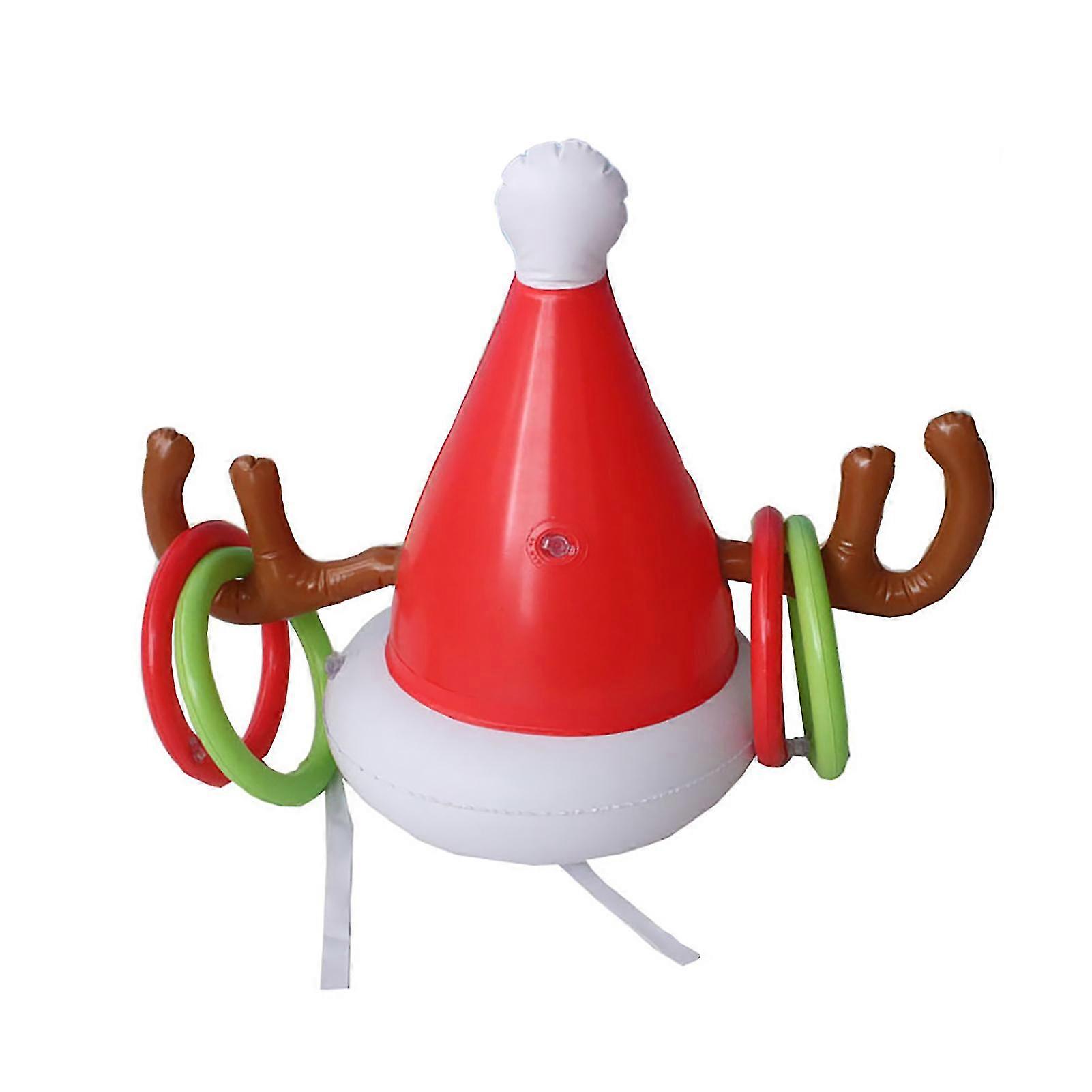 Inflatable Reindeer Antler Ring Toss