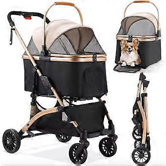 Hundebuggy – Luxuriöser Buggy für Haustiere – Buggy – Hundewagen – Für Hunde und Katzen.