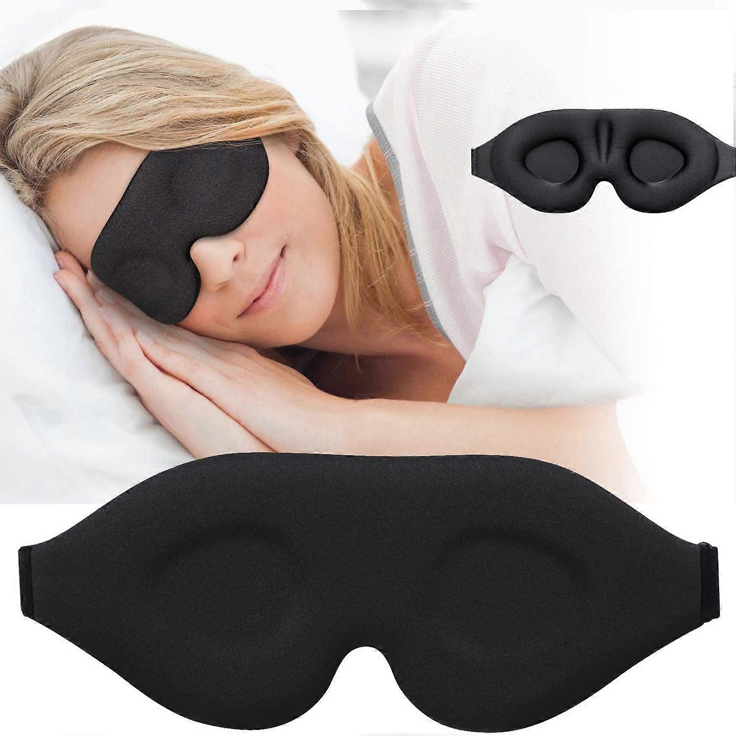 Ergonomic Contoured Memory Foam Sleep Mask