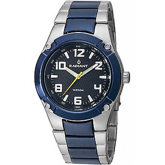 Radiant new crossback Quartz Analog Man Watch with RA318202 Silicone Bracelet