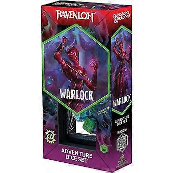 Dungeons & Dragons Adventure Dice Set - Warlock (Purple Green)