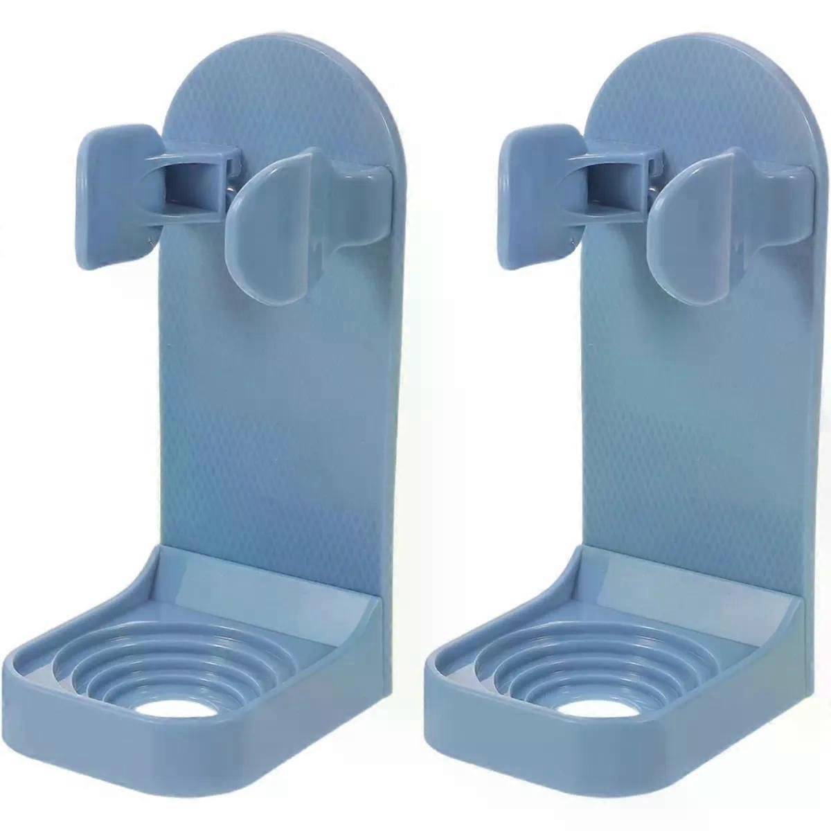 Free Electric Toothbrush Holder 2pcs Plastic Wall Mounted