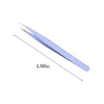 1pcs Stainless Steel Eyelash Extension Clip Pliers Curved Straight Eyebrow Tweezers Soldering Lash Tongs Nail Art Makeup Tools
