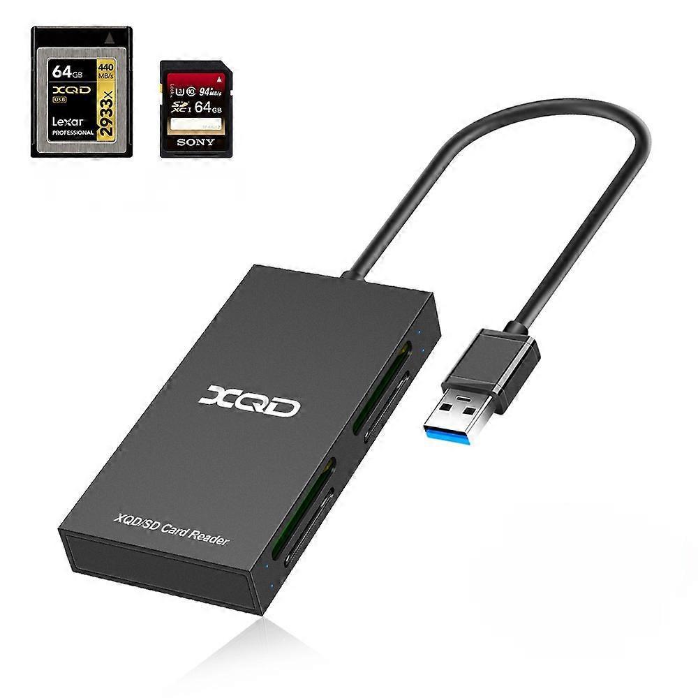 USB3 Dual XQD Dual SD Card Reader