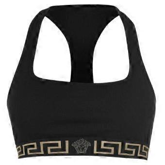 Versace Womens/Ladies Greek Key Sports Bra