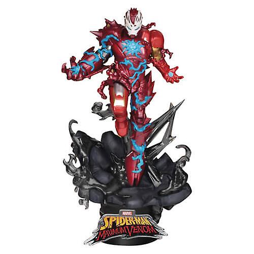IRON MAN Beast Kingdom D Stage Statue Maximum Venom 6.2 inch Figure Multicolor