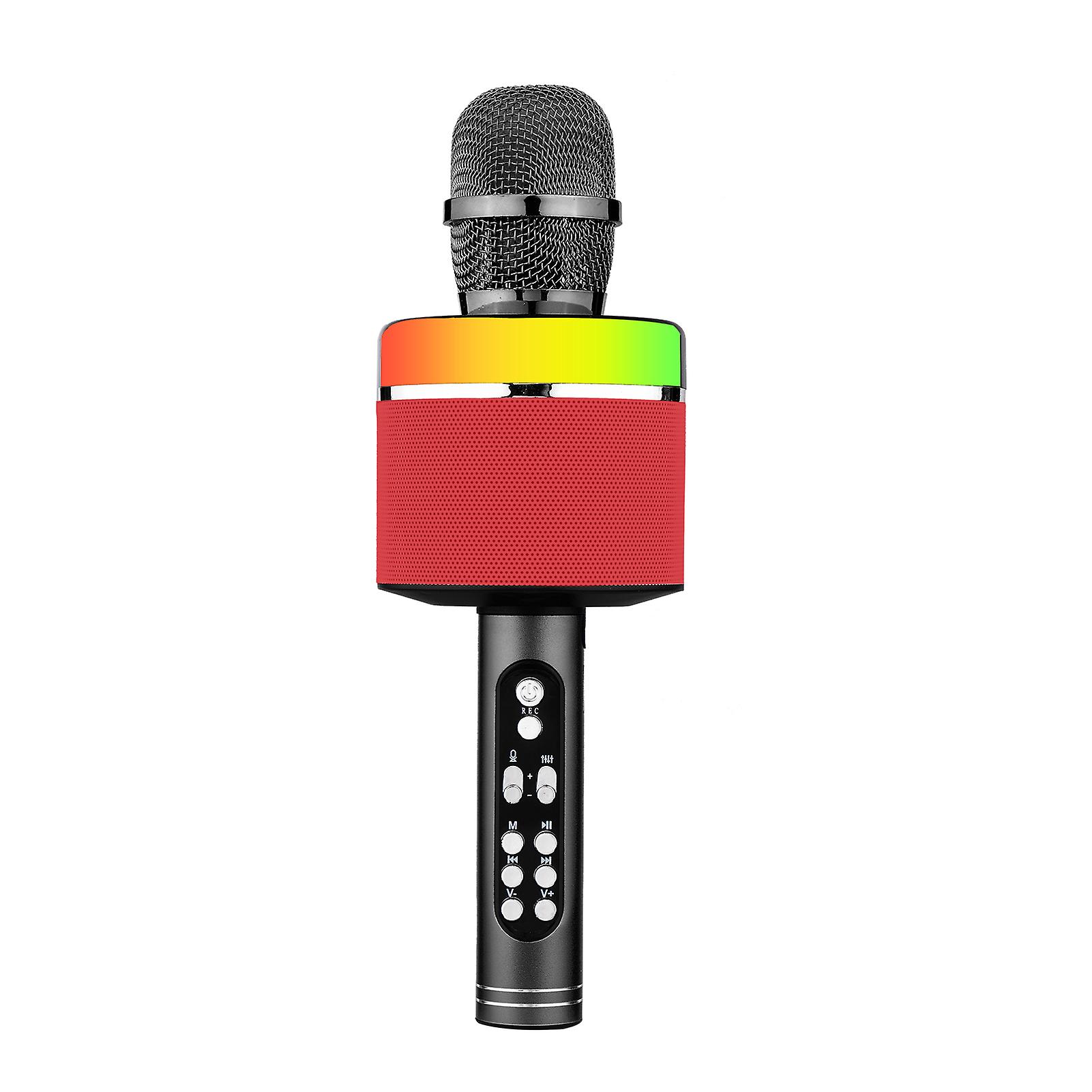 Wireless Bt Karaoke Microphone Portable Handheld Mic Speaker Machine