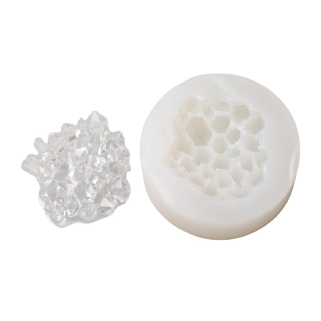 Krystalklynge Epoxyharpiksform Aromaterapi Gips Sæbelys SilikoneForm