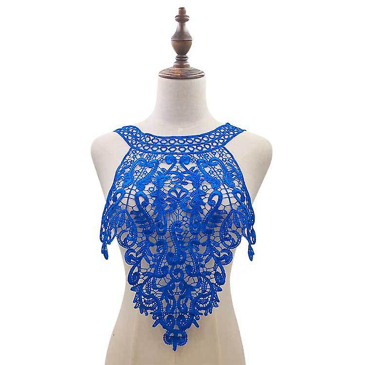 Women's Fake Collar Detachable Half Lace Corsage Polyester Filamentation Embroidery Bow Tie Three-dimensional Hollow