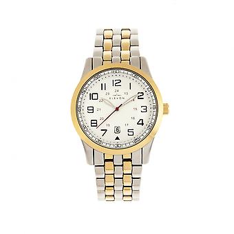 Elevon garnison armbånd Watch w/dato-guld/hvid