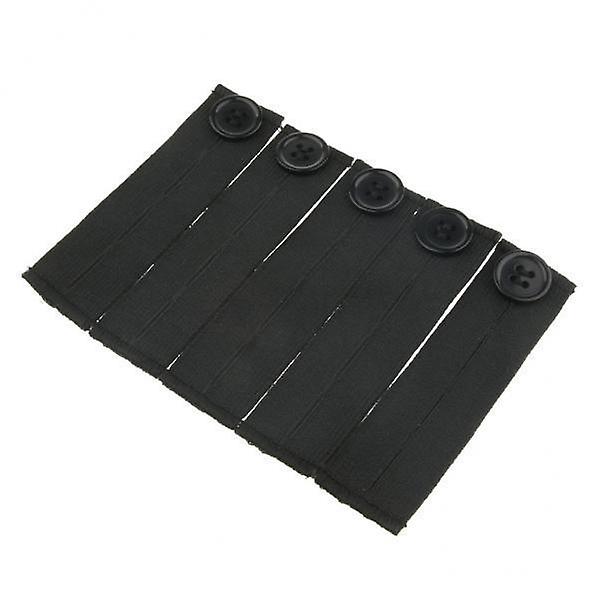 3x5pcs Elastic Pants Waist Extender Strong Adjustable Pant Button Extenders