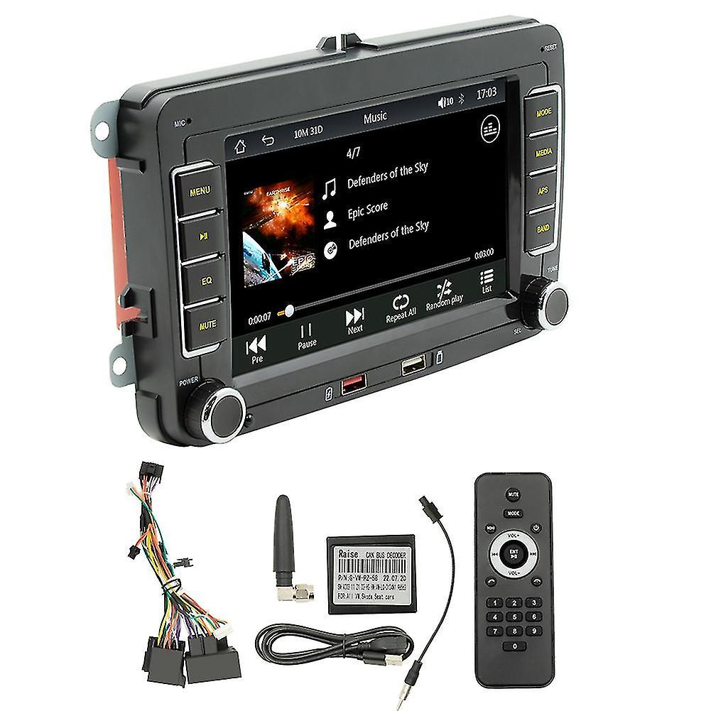 7 Inch 2din Carplay Android-auto Radio Car Stereo Bluetooth Mp5 Player 2usb for /golf //